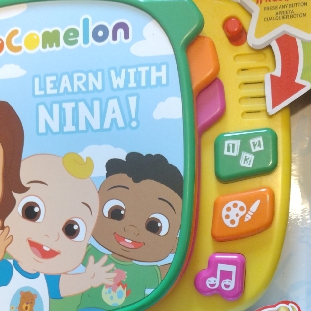 CoComelon Learn With Nina! Interactive Kids Learning Toy - Yellow & Green - Picture 6 of 15